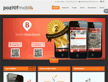 Tablet Screenshot of pozitifmobil.com